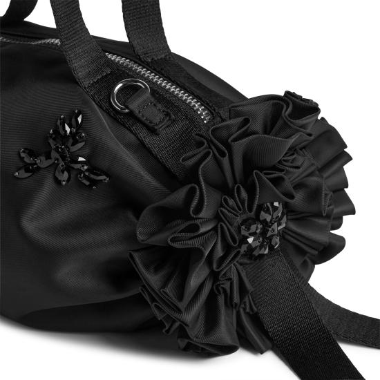 26FW 시몬로샤 미니 더블 리본 로제트 백 BAG223TB 0761 BLACK JET - SIMONE ROCHA