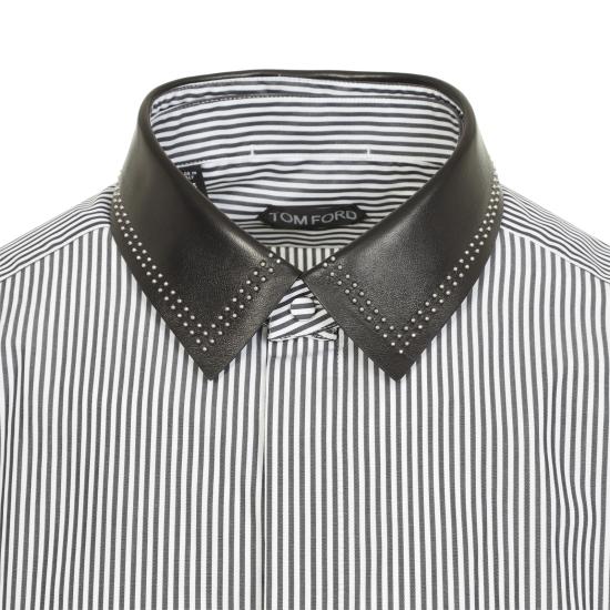 26FW 톰포드 긴팔 셔츠 HRN012 FMC367 WNF WHITE BLACK - TOMFORD