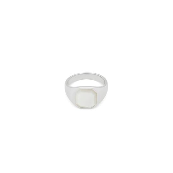 27SS 톰우드 반지 101885 DAN RING SILVER WHITE - TOM WOOD