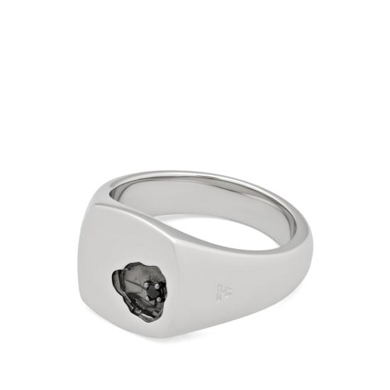 27SS 톰우드 반지 101676 MINED RING SILVER BLACK - TOM WOOD