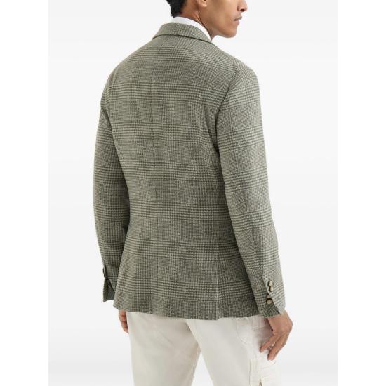 26FW 브루넬로 쿠치넬리 수트 자켓 MV4437BTDH C822 GREEN GREY - BRUNELLO CUCINELLI