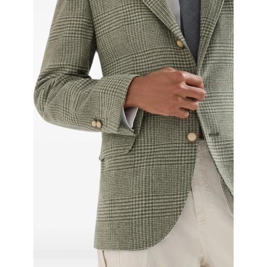 26FW 브루넬로 쿠치넬리 수트 자켓 MV4437BTDH C822 GREEN GREY - BRUNELLO CUCINELLI
