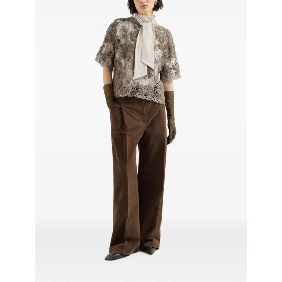 26FW 브루넬로 쿠치넬리 블라우스 MB179B1S24 C9910 NEUTRALS - BRUNELLO CUCINELLI