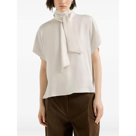 26FW 브루넬로 쿠치넬리 블라우스 MB179B1S24 C9910 NEUTRALS - BRUNELLO CUCINELLI