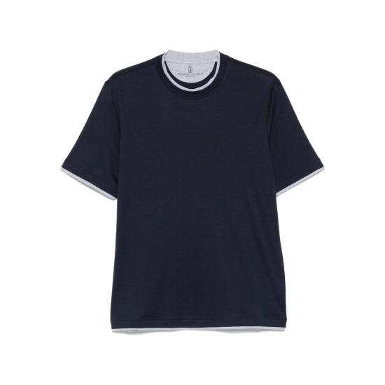 26FW 브루넬로 쿠치넬리 탑 MH8367427 CK781 BLUE
