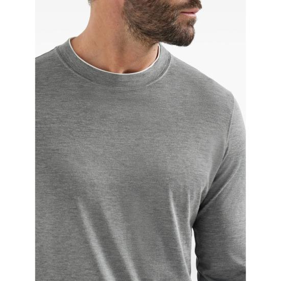 26FW 브루넬로 쿠치넬리 탑 MH8367433 CWD40 GREY - BRUNELLO CUCINELLI
