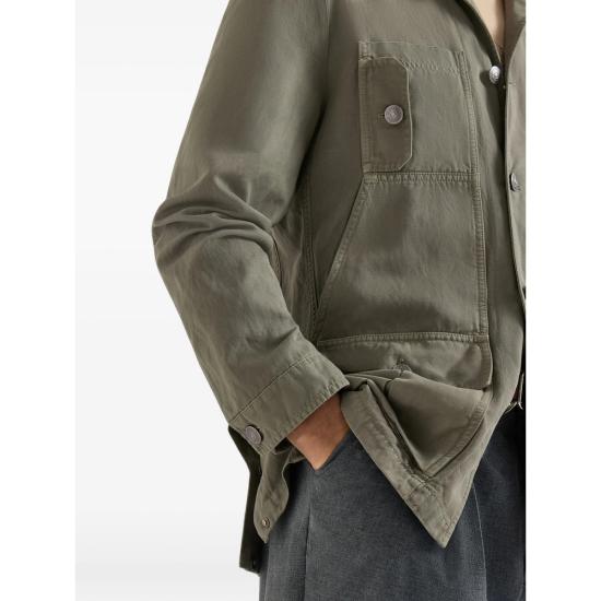 26FW 브루넬로 쿠치넬리 자켓 M544D6590P C6057 GREEN - BRUNELLO CUCINELLI