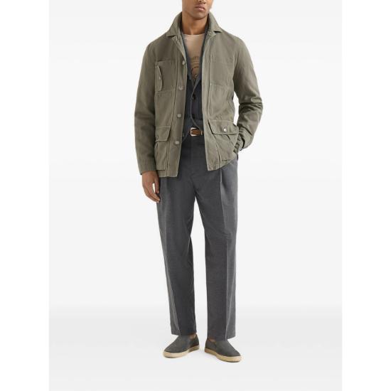26FW 브루넬로 쿠치넬리 자켓 M544D6590P C6057 GREEN - BRUNELLO CUCINELLI