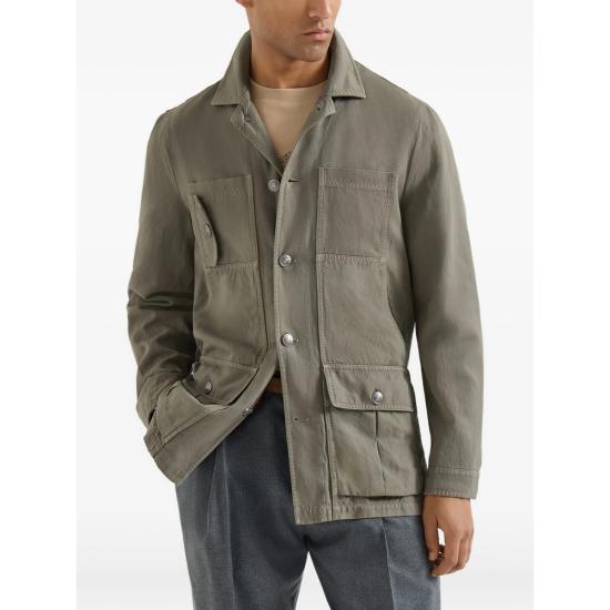 26FW 브루넬로 쿠치넬리 자켓 M544D6590P C6057 GREEN - BRUNELLO CUCINELLI