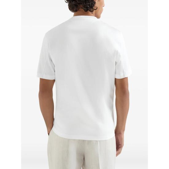 26FW 브루넬로 쿠치넬리 탑 M0B131356P CA819 WHITE - BRUNELLO CUCINELLI