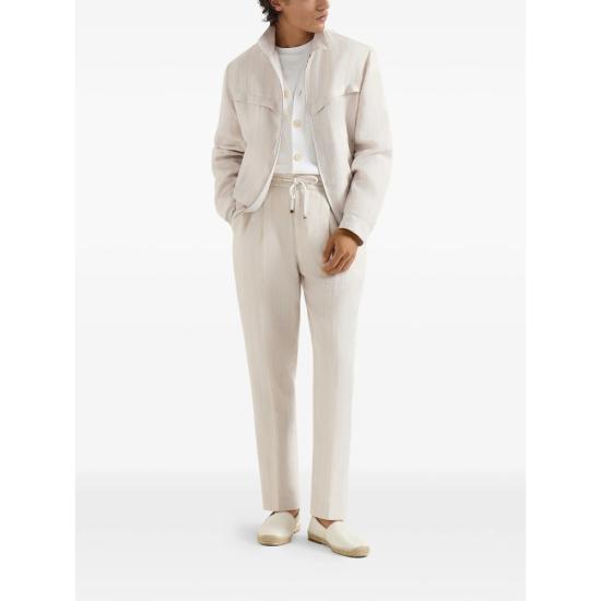 26FW 브루넬로 쿠치넬리 탑 M0B131356P CA819 WHITE - BRUNELLO CUCINELLI