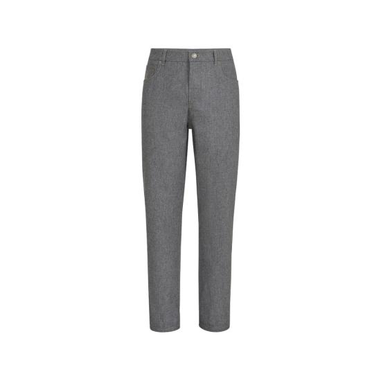 26FW 브루넬로 쿠치넬리 스트레이트 팬츠 M038PF1012 CBE80 GREY