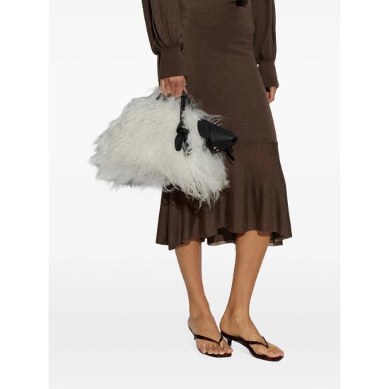 26FW 자크뮈스 TURISMO 투리스모 소프트 스몰 볼링 토트벡 BAW00416 EC25L04 1SS WHITE - JACQUEMUS