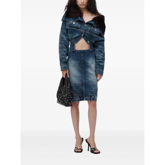 27SS 알렉산더 왕 스커트 4DC1275035 416B BLUE - ALEXANDER WANG