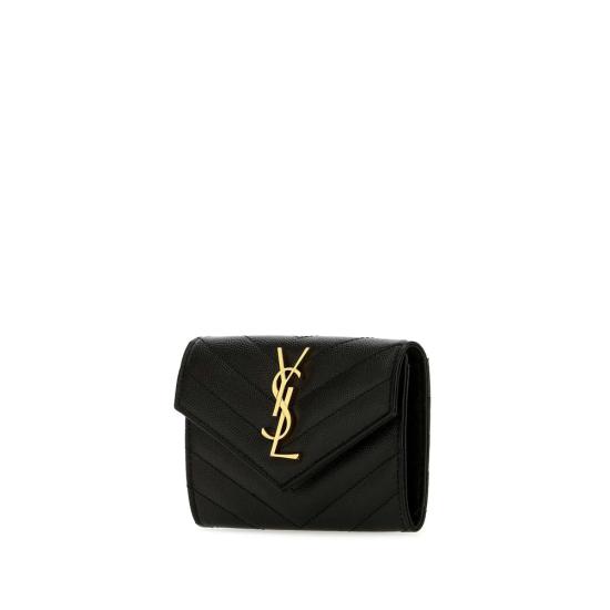 26FW 생로랑 지갑 A0079E BOW01 1000 BLACK - SAINT LAURENT