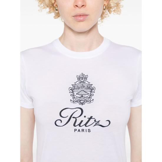 27SS 프레임 X 리츠 파리 탑 WP25JTE007 WHT WHITE - FRAME X RITZ PARIS