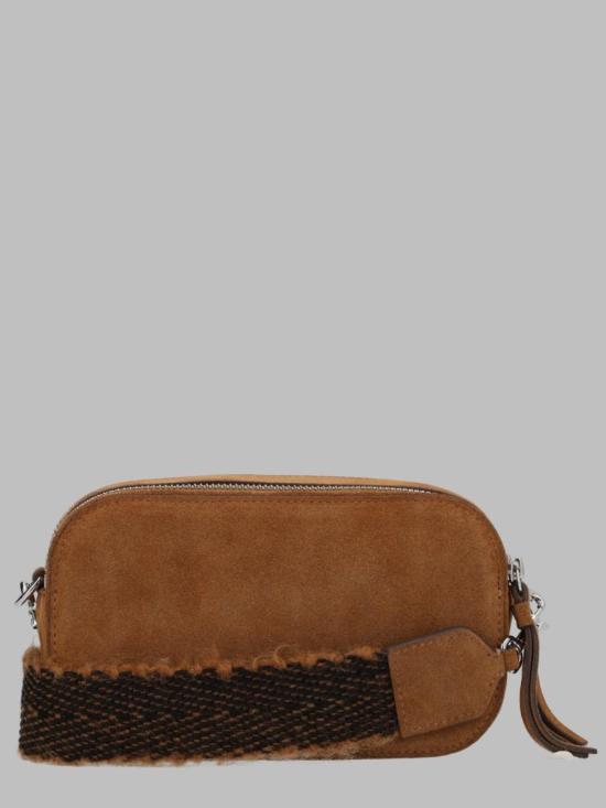  토리버치 가방 밀러 미니 스웨이드 숄더백 베이지 - TORY BURCH