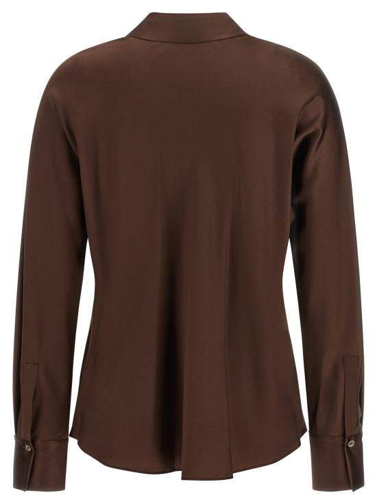 26FW 빈스 블라우스 V055413024222ESP Brown - VINCE