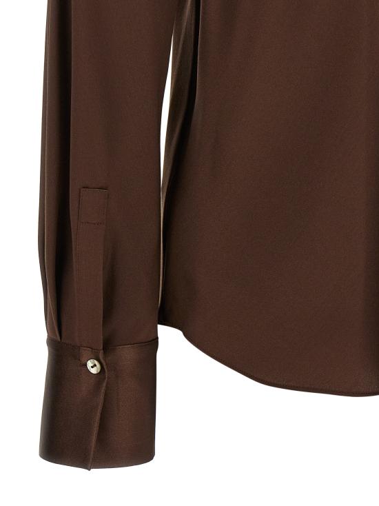 26FW 빈스 블라우스 V055413024222ESP Brown - VINCE