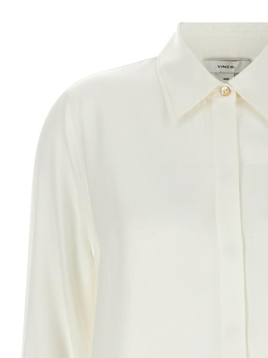 26FW 빈스 블라우스 V101213264101OWH White - VINCE