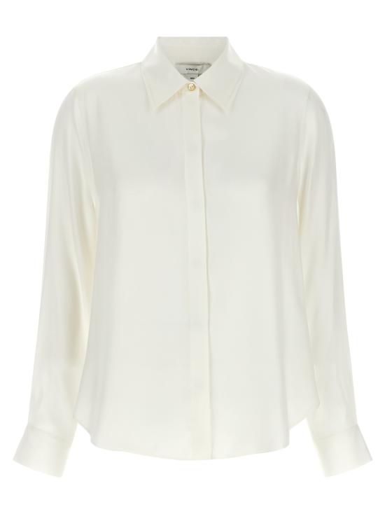 26FW 빈스 블라우스 V101213264101OWH White