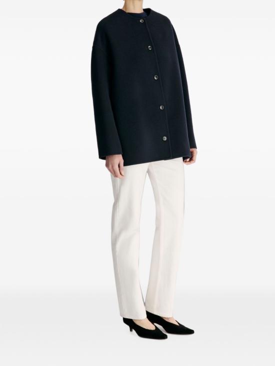 26FW 루루 드 세종 코트 DUNNE LDS NAVY MELANGE - LOULOU DE SAISON