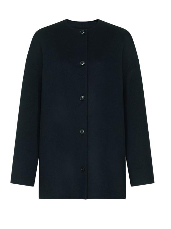 26FW 루루 드 세종 코트 DUNNE LDS NAVY MELANGE