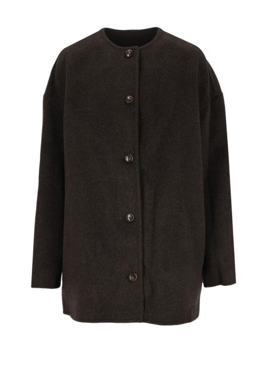 26FW 루루 드 세종 코트 DUNNE LDS BROWN MELANGE