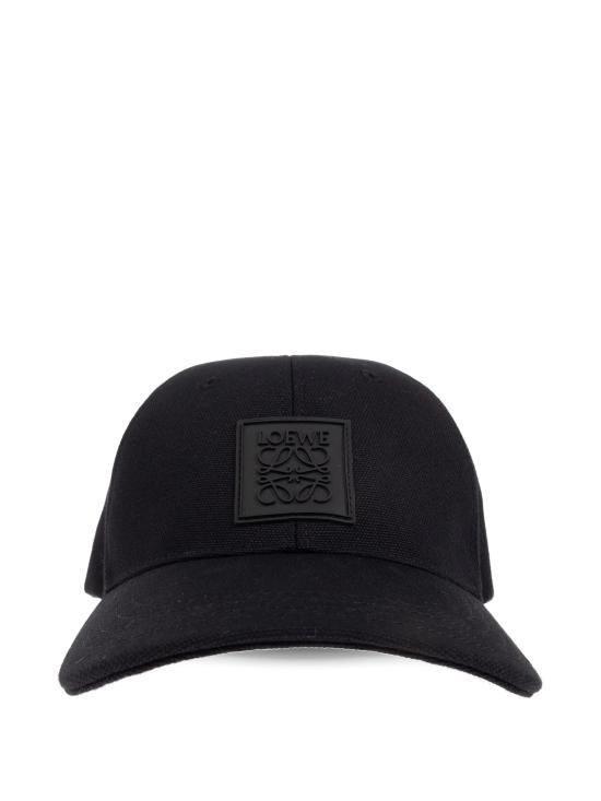 26FW 로에베 캔버스 패티 볼캡 K820358X88 1100 BLACK