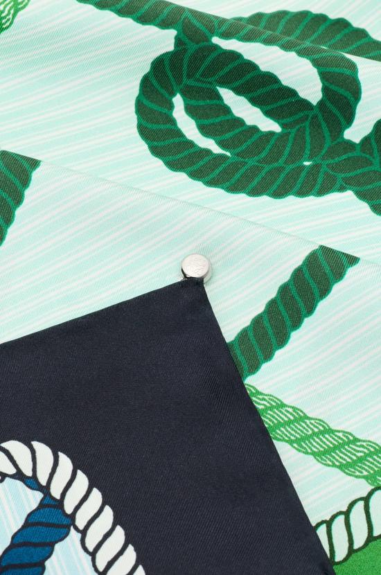 26FW 로에베 머플러/스카프 FSA1SS7X07 4648 NAVY GREEN - LOEWE