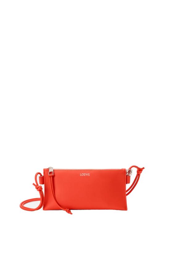 26FW 로에베 나파 카프스킨 조야 파우치 C630R10X03 5557 SUNRISE ORANGE - LOEWE