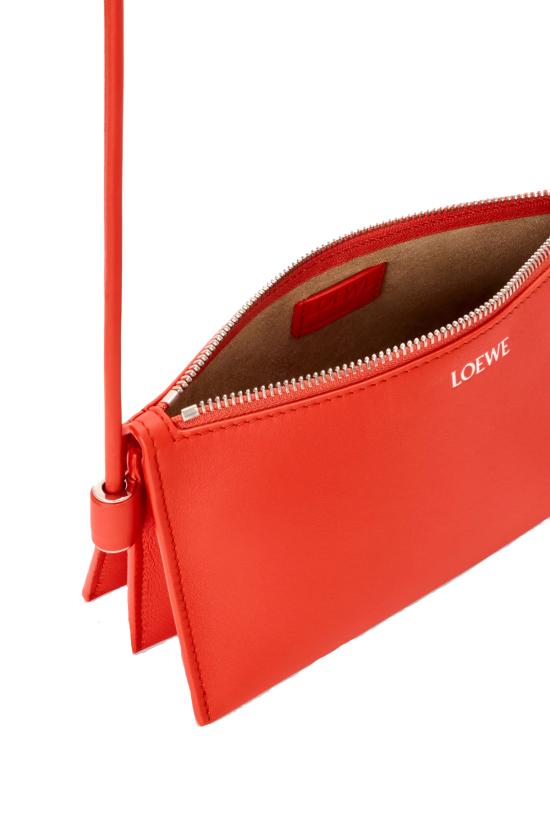 26FW 로에베 나파 카프스킨 조야 파우치 C630R10X03 5557 SUNRISE ORANGE - LOEWE
