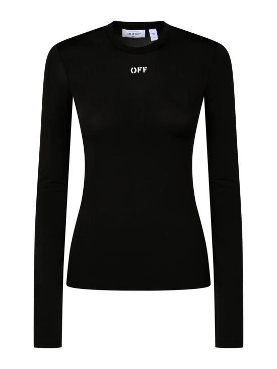 26FW 오프화이트 블라우스 2FB00647T W003 BLACK WHITE - OFF WHITE