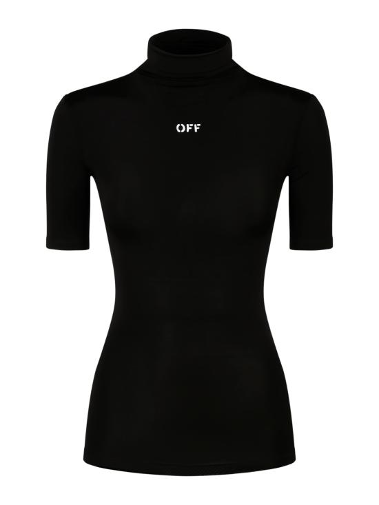 26FW 오프화이트 블라우스 2FA00629T W003 BLACK WHITE - OFF WHITE