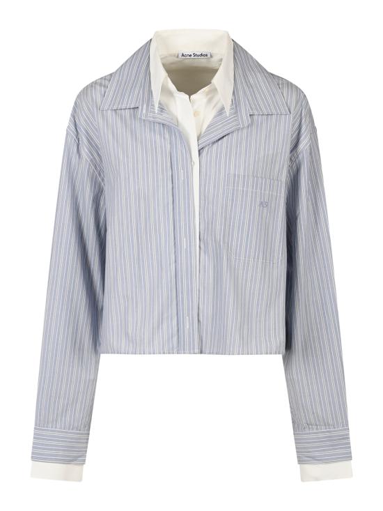 26FW 아크네 스튜디오 블라우스 AB0048 AF2 BLUE WHITE - ACNE STUDIOS
