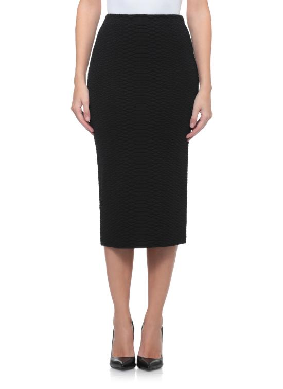 26FW 엘리자베타프랜치 미디 스커트 GK10S67E2 110 BLACK - ELISABETTA FRANCHI