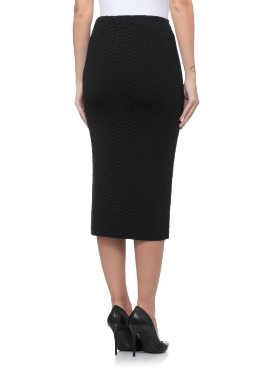 26FW 엘리자베타프랜치 미디 스커트 GK10S67E2 110 BLACK - ELISABETTA FRANCHI