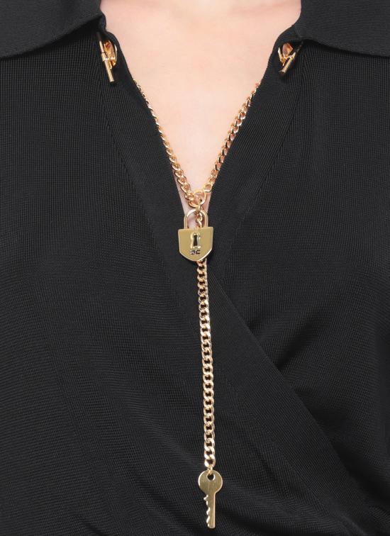 26FW 엘리자베타프랜치 미디 원피스 AM19S66E2 110 BLACK - ELISABETTA FRANCHI