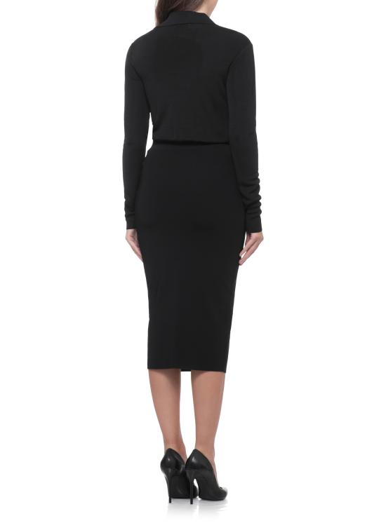 26FW 엘리자베타프랜치 미디 원피스 AM19S66E2 110 BLACK - ELISABETTA FRANCHI