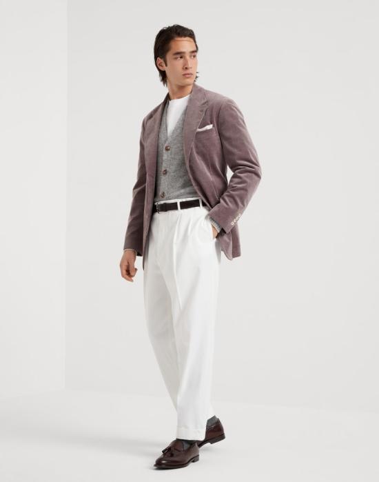  브루넬로 쿠치넬리 가디건 i319603 GREY - BRUNELLO CUCINELLI
