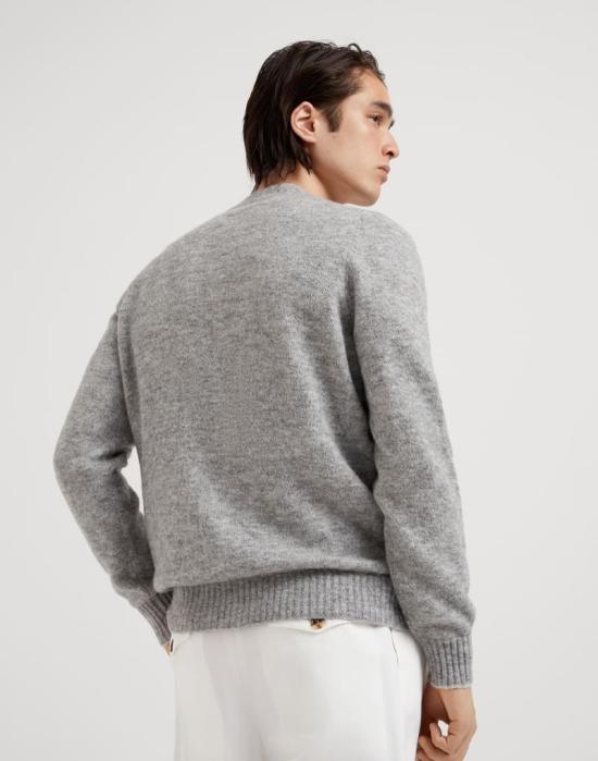  브루넬로 쿠치넬리 가디건 i319603 GREY - BRUNELLO CUCINELLI