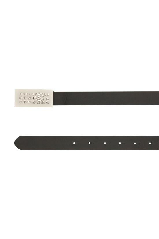 26FW MM6 메종마르지엘라 벨트 SA6TP0010P9198 H1145 BLACK SILVER - MM6 MAISON MARGIELA