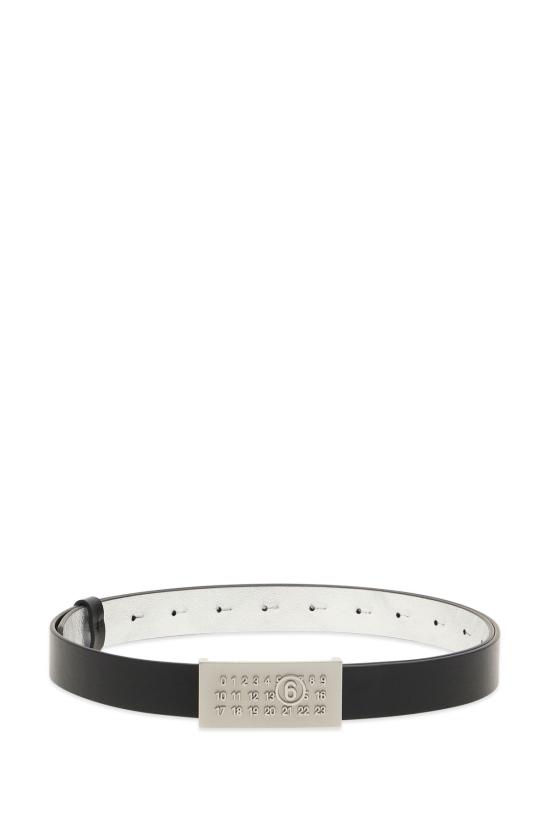 26FW MM6 메종마르지엘라 벨트 SA6TP0010P9198 H1145 BLACK SILVER