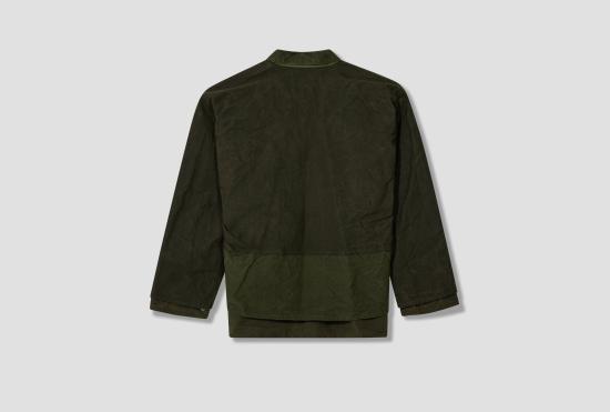 26FW 아프레쎄 자켓 빈티지 면 실크 오일 처리 텐트 천 로거 재킷 26AAP-01-47 올리브 - A.PRESSE