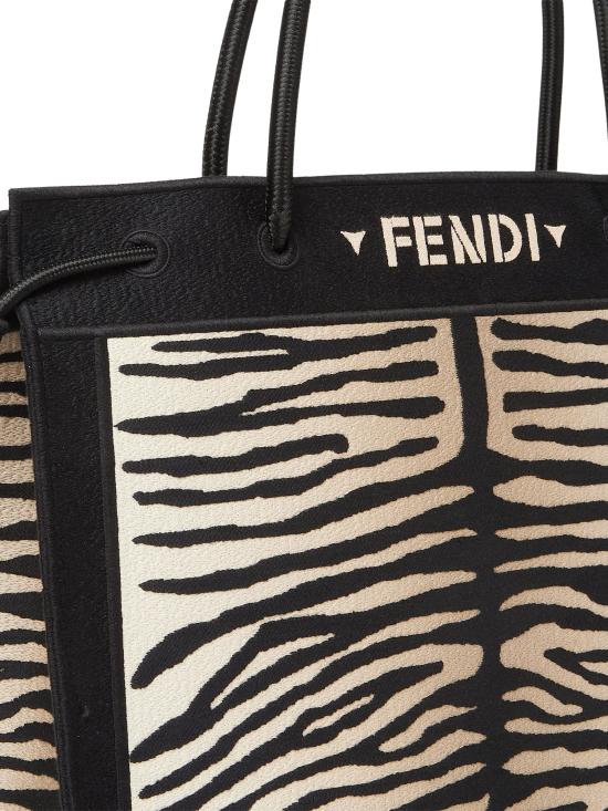 26FW 펜디 토트백 8BH379B1FG F0RQ9 BLACK - FENDI