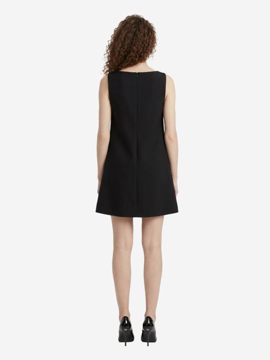 26FW 발렌시아가 A-라인 울 드레스 A009P3TUT221000 BLACK - BALENCIAGA