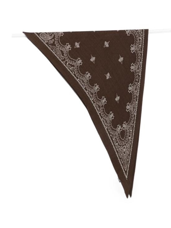 26FW 데스틴 머플러/스카프 BOX12TRIBANDANADARKCHOCO BROWN