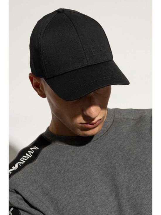 26FW 엠포리오 아르마니 모자 7X000005AF11989MC005 BLACK - EMPORIO ARMANI