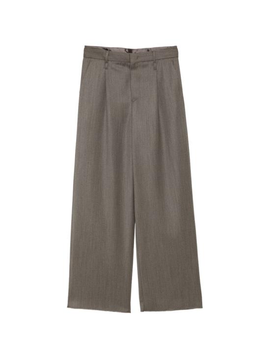 26FW 엠포리오 아르마니 스트레이트 팬츠 EM007919TE23226O1003 GREY