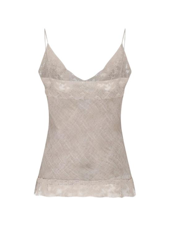 26FW 에르마노 설비노 반팔 티셔츠 D492L714APOLWS4935 BEIGE - ERMANNO SCERVINO